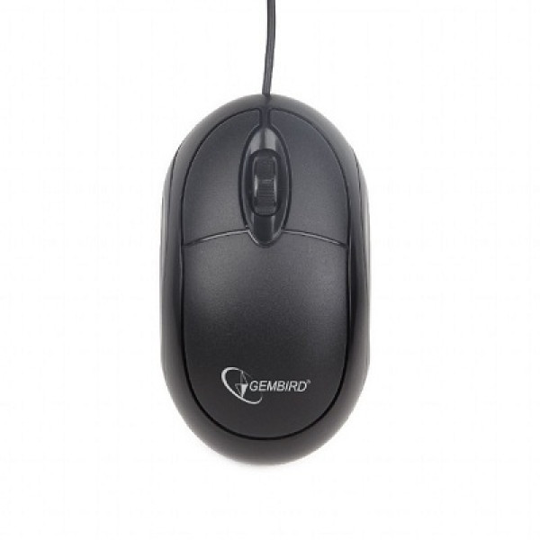 Оптическая мышь Gembird MUS-U-01, 1000dpi, USB, Черный